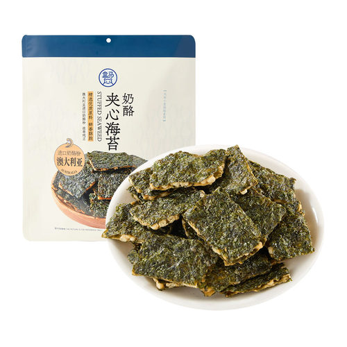 盒马MAX夹心海苔178g进口奶酪