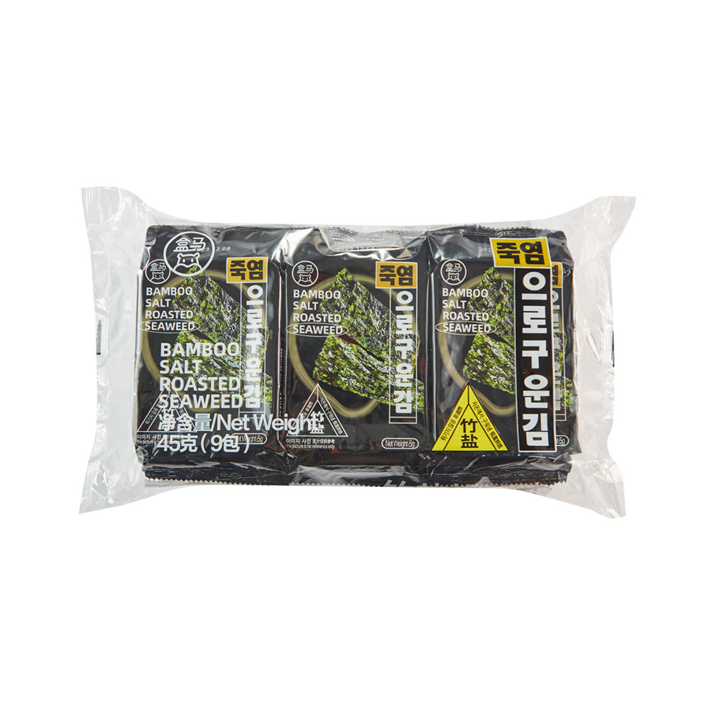 盒马 竹盐烤海苔 45g 韩国进口