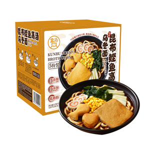 盒馬 昆布鰹魚高湯烏冬面 388g 5袋 日式