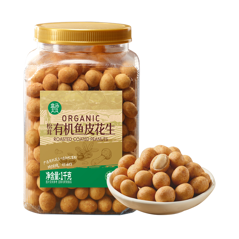 盒马 松茸有机鱼皮花生 1kg
