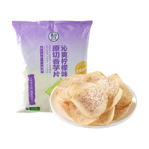 盒马  原切香芋片 沁爽柠檬味  110g