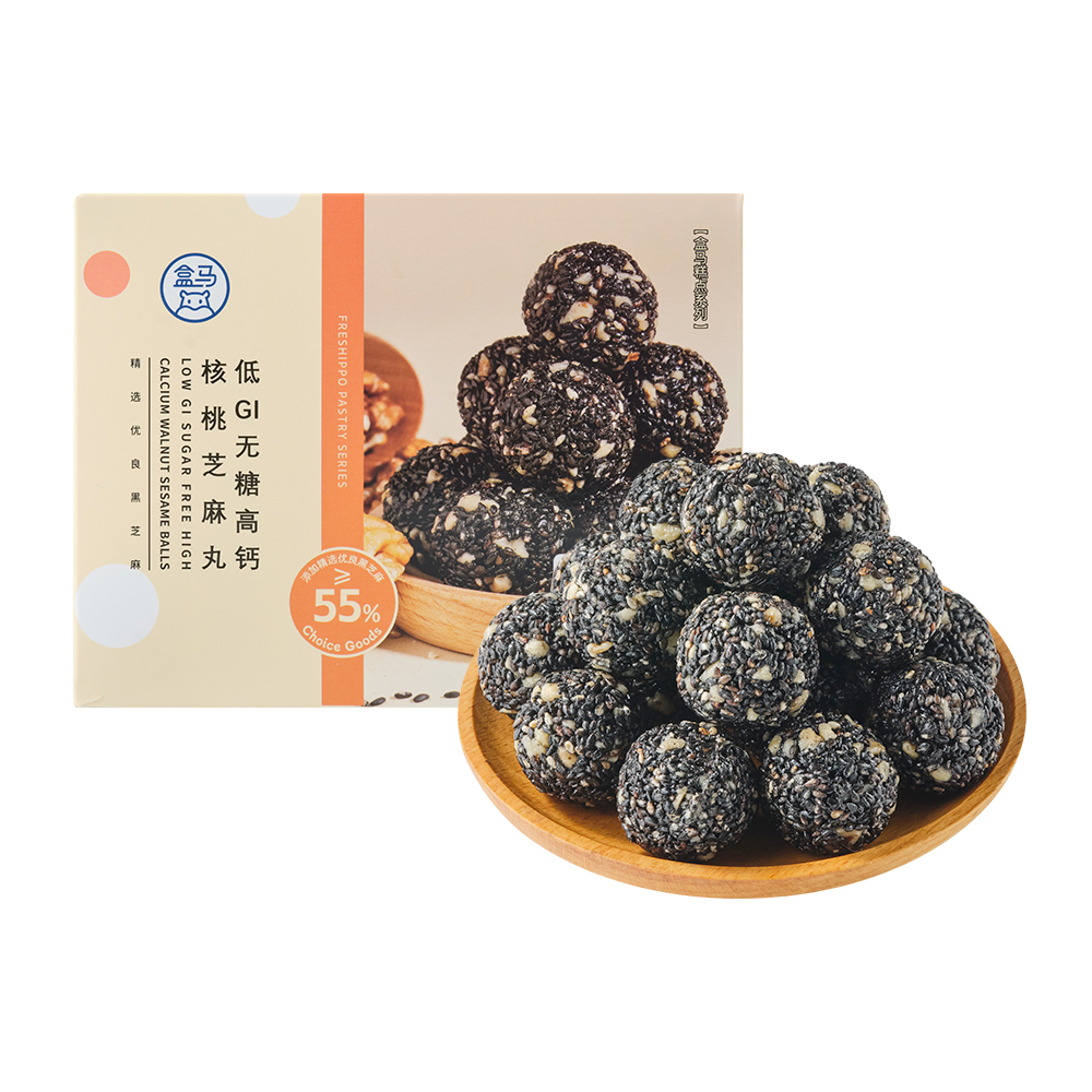 盒马 低GI无糖高钙核桃芝麻丸 300g