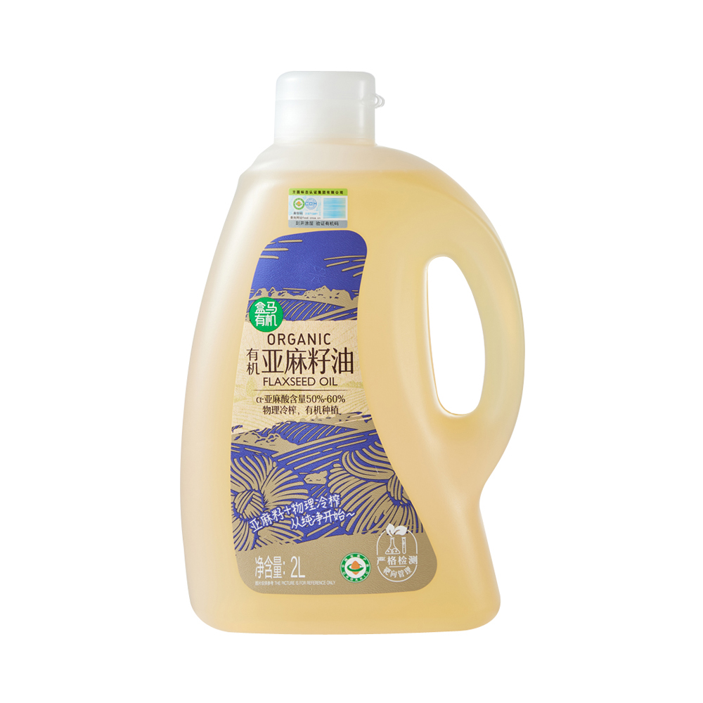 盒马有机亚麻籽油2L