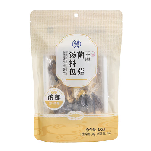 盒马 云南菌菇汤料包 138g(38g菌菇包+100g菌汁包)