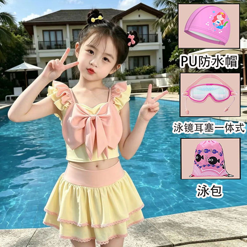 夏季新款女童泳衣分体泳