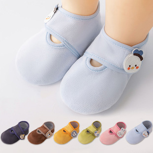 天猫爆款春秋可爱宝宝学步地板袜防滑隔凉大人袜套透气男女室内袜