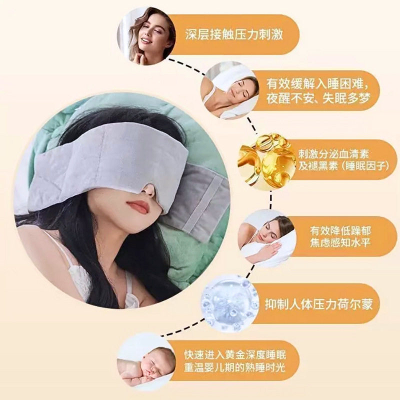 新款重力眼罩头巾遮光隔