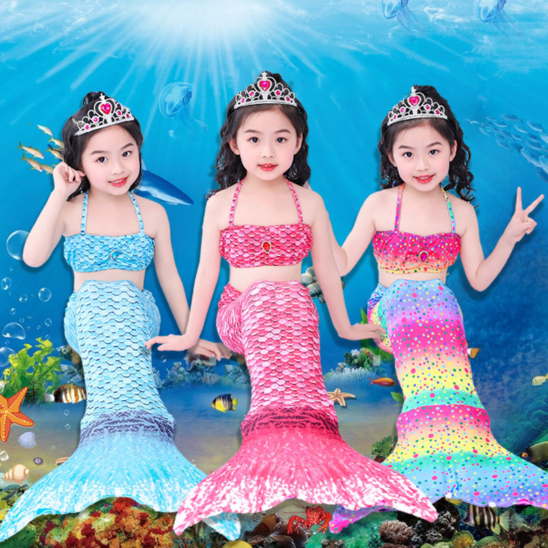 儿童美人鱼衣服公主裙子