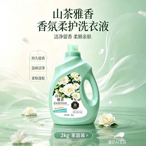 山茶花香氛洗衣液家用持久留香30