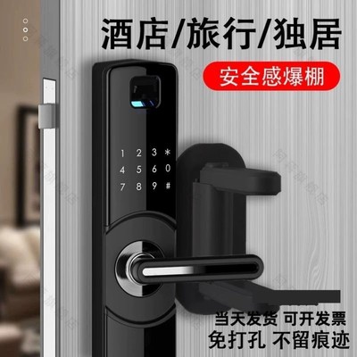 儿童房门阻门器租房出租屋锁独居女生防开门神器门锁门挡宠物防开