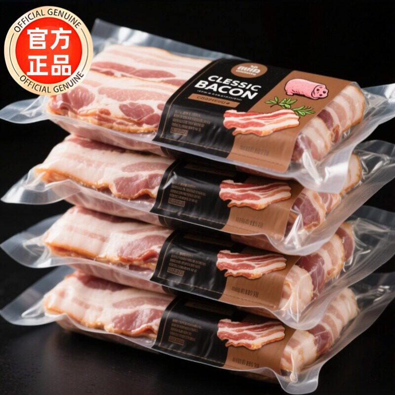 央妈推荐!培根儿童无添加原切肉片三明治手抓饼专注儿童营养早餐