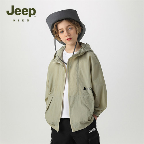 Jeep吉普童装男童户外防晒衣