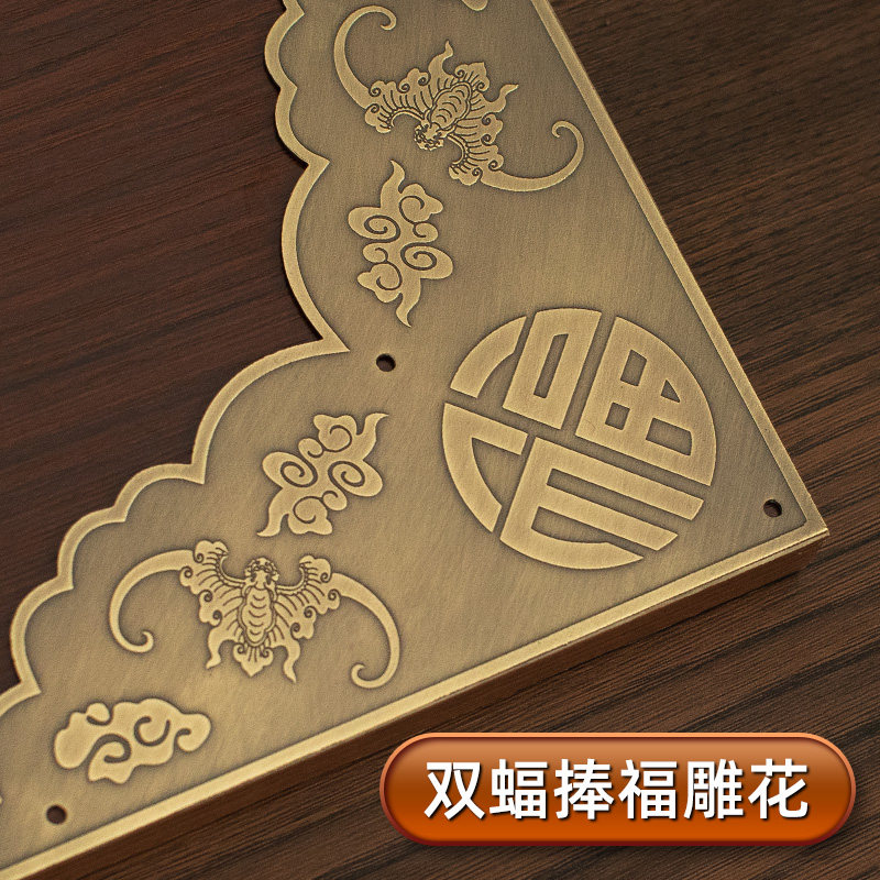 黄铜材质精雕花纹多尺寸