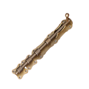 中式仿古天地插销实木大门纯黄铜锁扣卡扣老式全铜门锁门栓免打孔