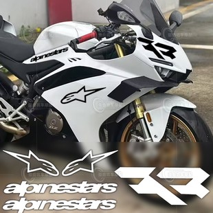 适用于张雪机车500RR贴纸装饰车头拉花车身A星版画防水车贴改装件