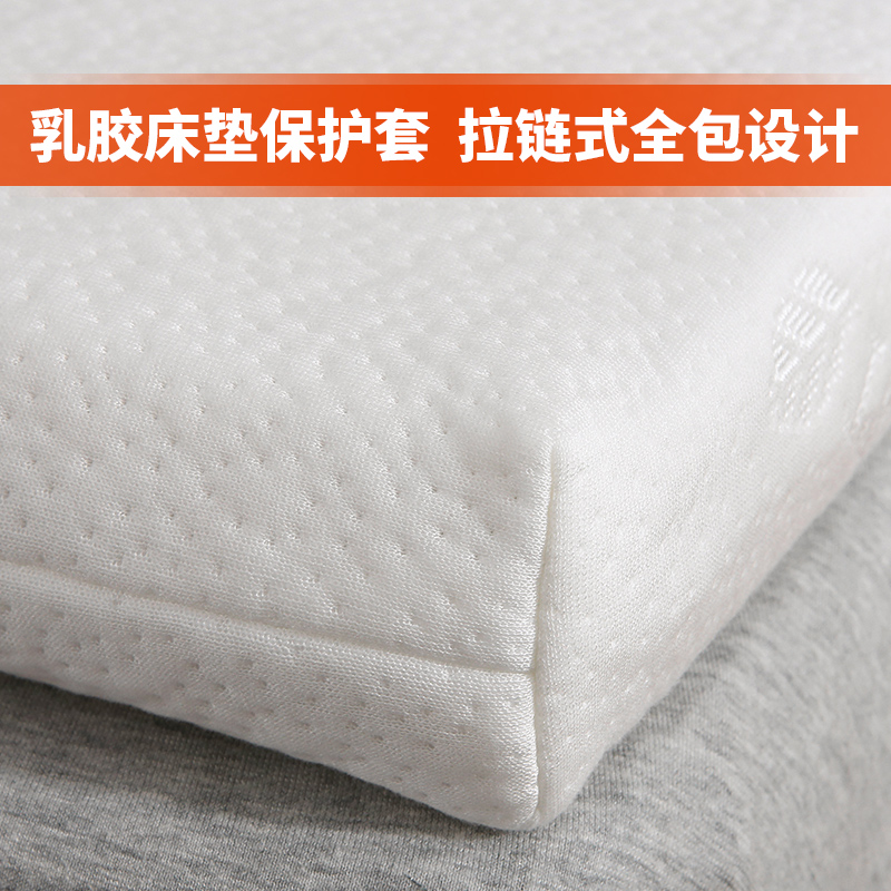 乳胶床垫套罩六面全包床笠套保护罩拉链式防滑夹棉加厚椰棕垫套子