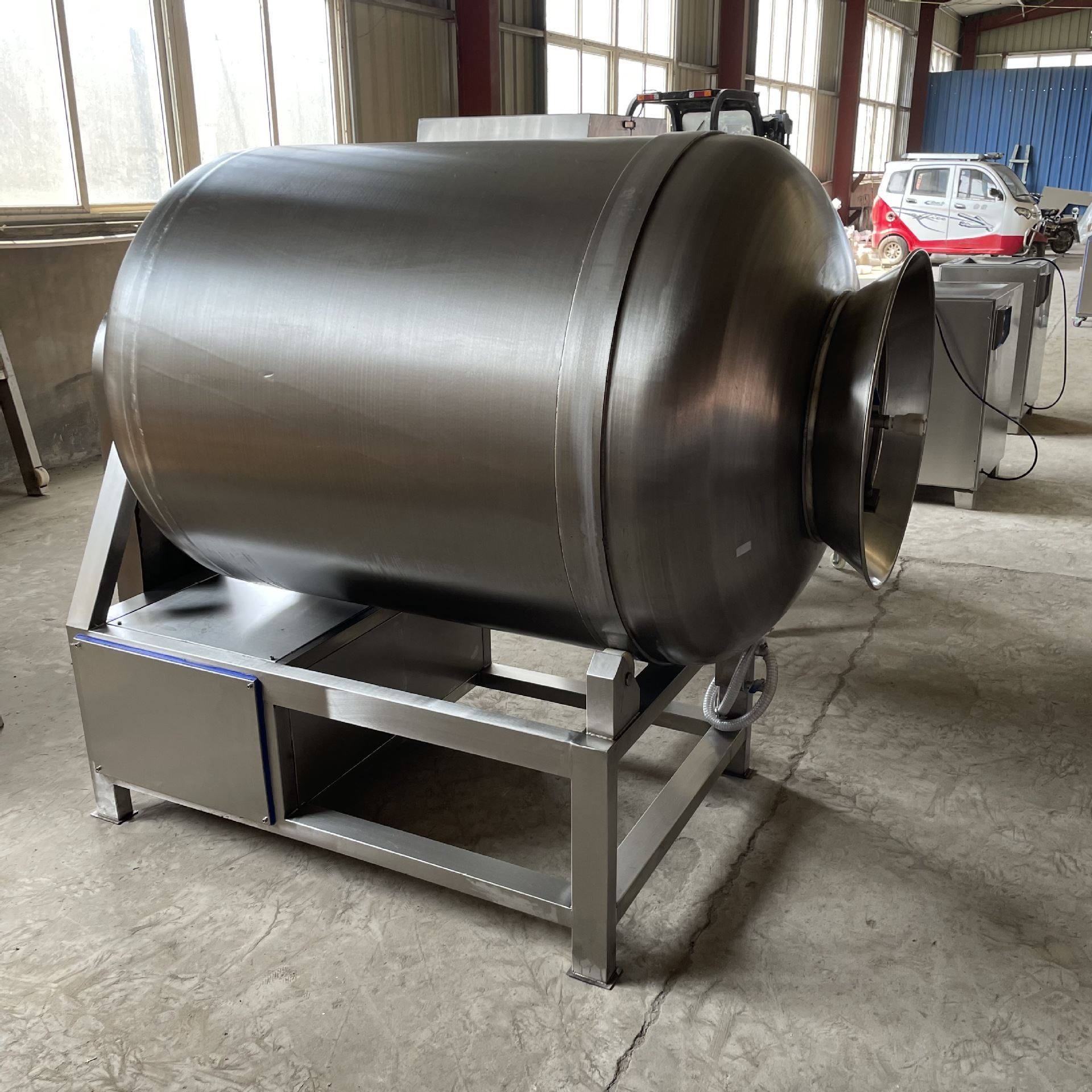 牛肉变频腌肉机 生鲜肉腌制入味机 肉类腌制真空滚揉机不锈钢材质