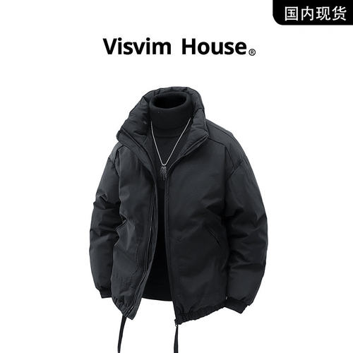 VISVIM SHINY棉衣男生冬季棉服小众设计感外套连帽工装加厚冲锋衣