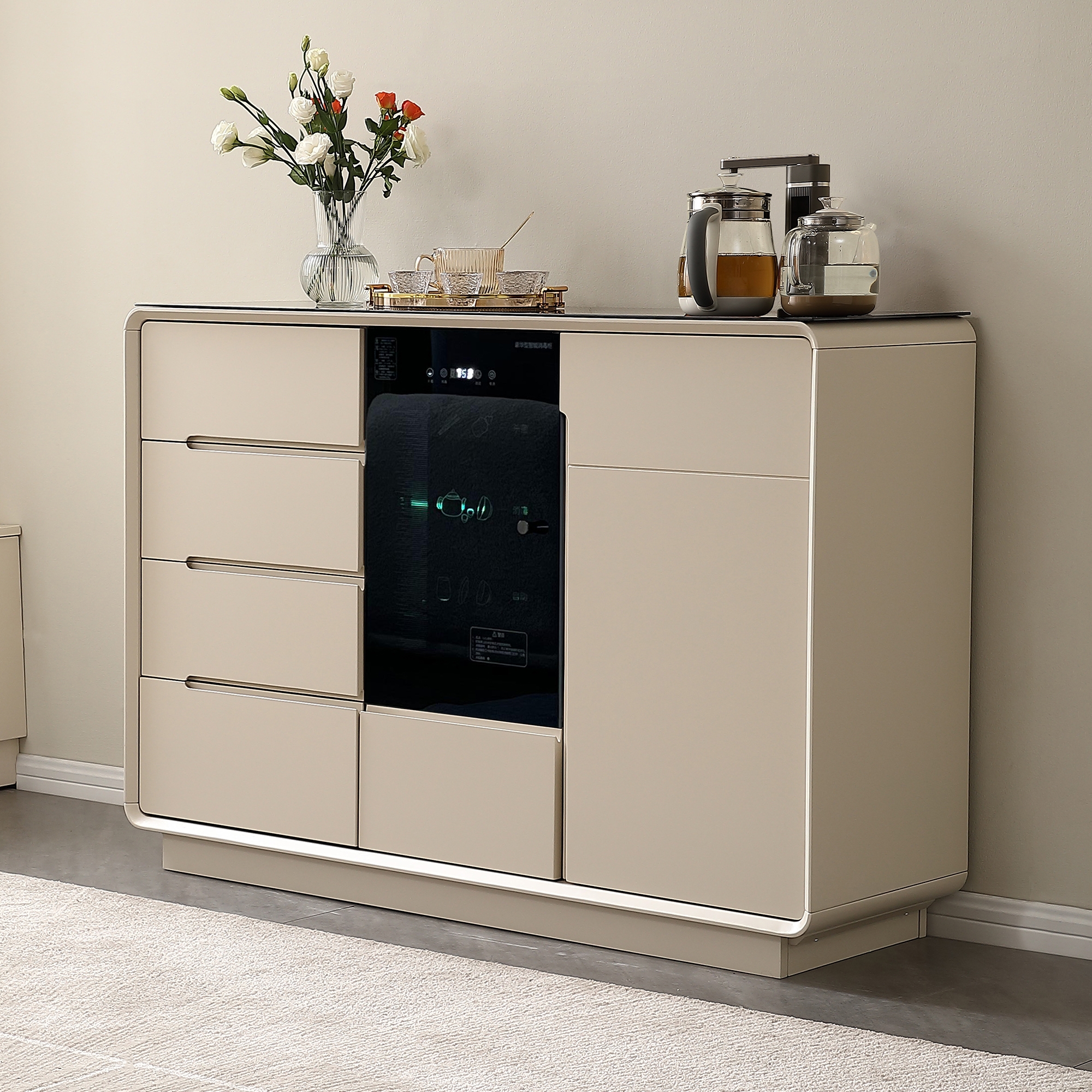 2025新款家用智能语音茶吧机置物