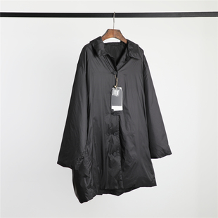 云朵般轻柔 舒适保暖 轻薄90鹅绒中长款宽松廓形显瘦鹅绒服女