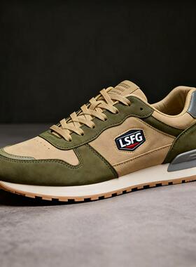 LSFG 秋季新款休闲鞋轻便时尚百搭软底跑步鞋