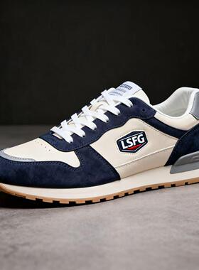 LSFG 秋季新款休闲鞋轻便时尚百搭软底跑步鞋