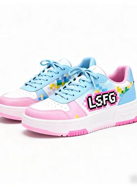 LSFG 休闲运动板鞋女时尚百搭糖果色潮鞋运动鞋