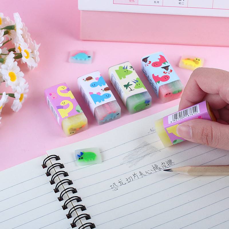 幼儿园分享小礼物卡通创意恐龙橡皮小奖品小学生班级奖励小礼物