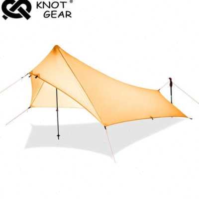 knot巡山超轻tarp天幕帐篷mini单人无杆帐 茧 三季四季内帐庇护所