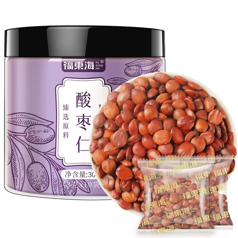 福东海酸枣仁30克/瓶 独立袋装可搭酸百合泡水煲汤养生茶