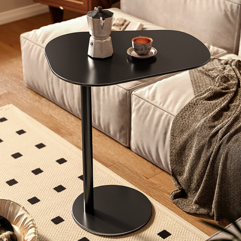 极简茶几侘寂风沙发边几小户型边桌咖啡桌移动现代简约铁艺小桌子