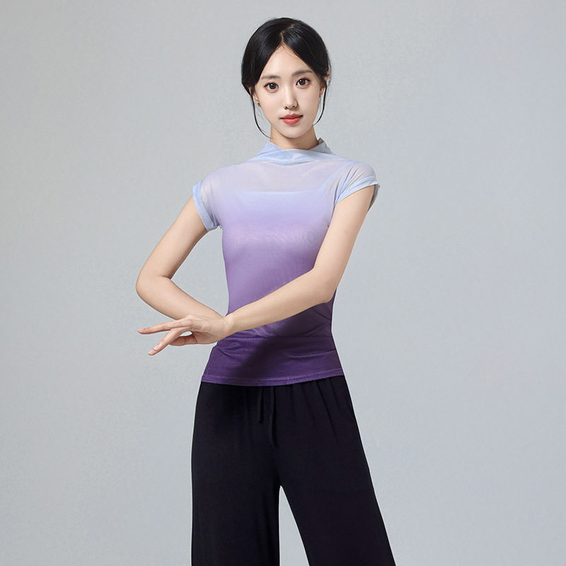 形体舞蹈练功服女上衣+古典套装