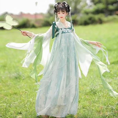 春夏款仙气唐制齐胸襦裙古装