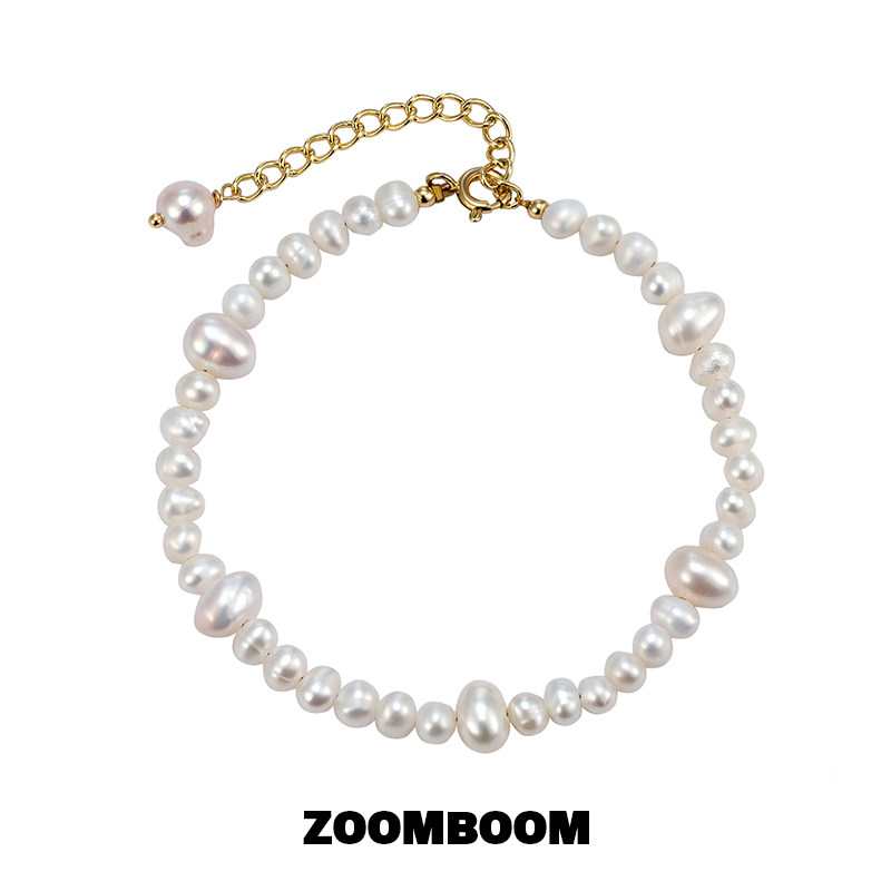 ZOOMBOOM 天然异形淡水珍珠手链女轻奢高级感小众配饰礼物