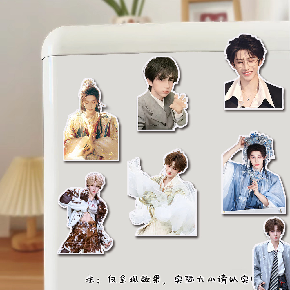 新款刘宇磁吸无痕冰箱贴演唱会周边粉丝应援礼物洞洞板入户门装饰