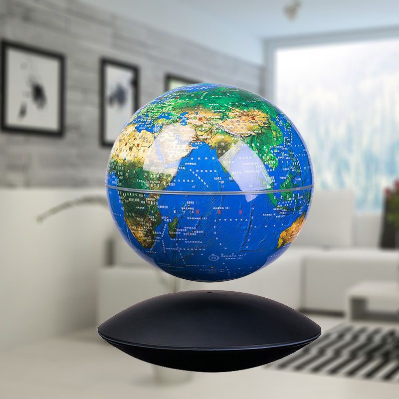 高端磁悬浮居家办公地球仪摆件3d立体桌面客厅装饰品自转发光生日