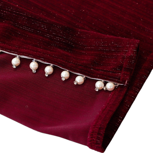 结婚装饰茶几新中式珍珠桌旗敬茶桌布客厅婚房布置订婚礼桌面摆台