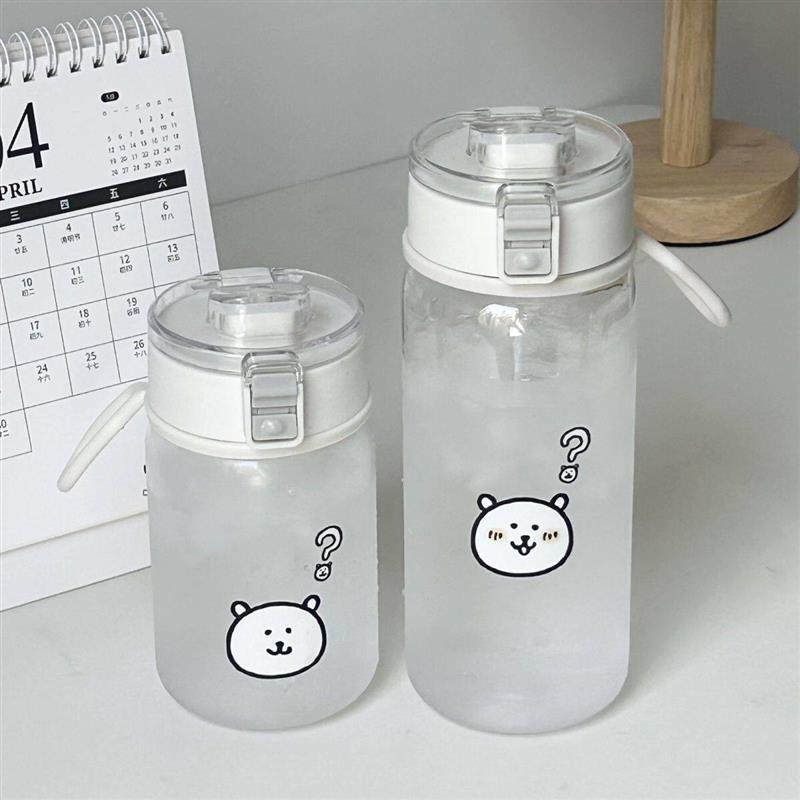 高颜值水杯ins便携塑料女生茶水分离夏季可爱杯子新款简约学生