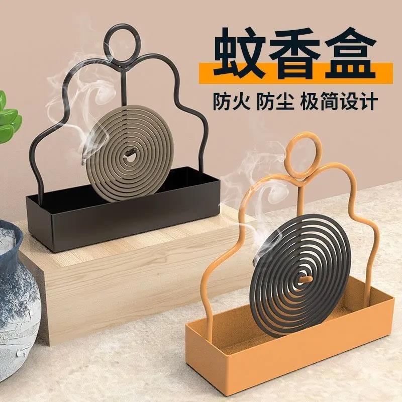 檀香炉蚊香炉创意简约蚊香架蚊香收纳架多功能蚊香檀香架防烫lx