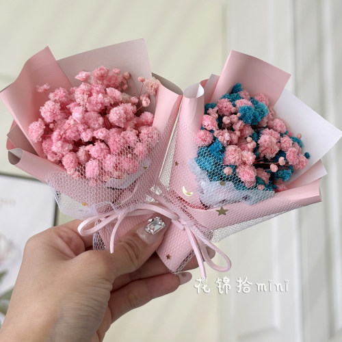 迷你小花束满天星干花