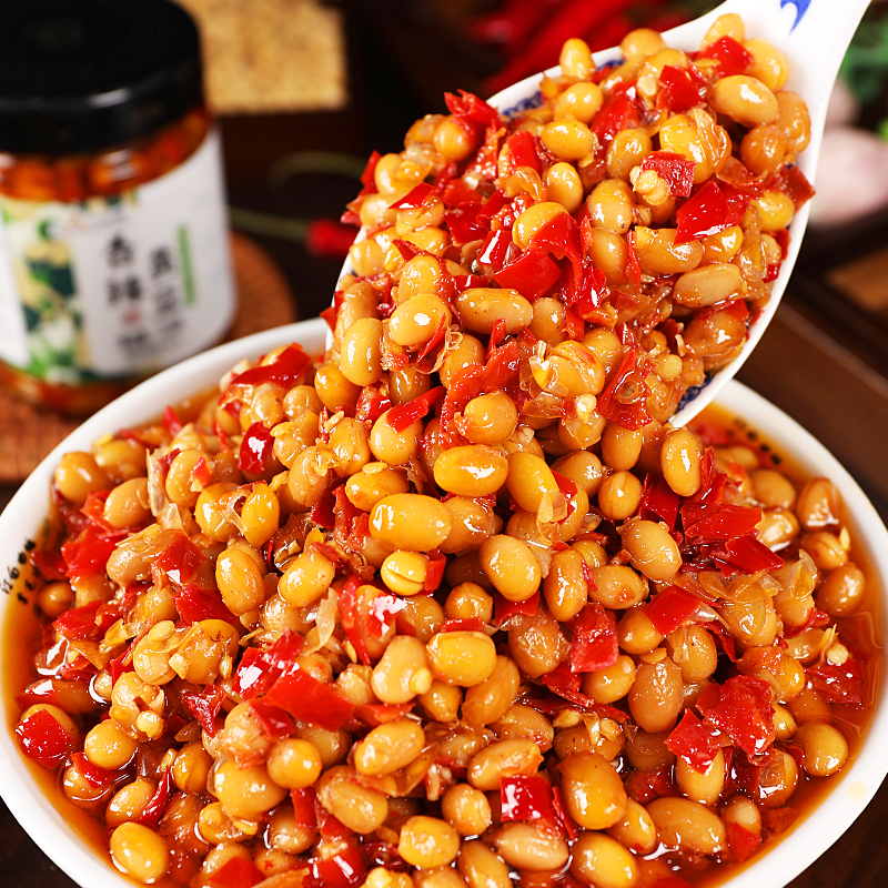 香辣黄豆酱湖南长沙特产正宗