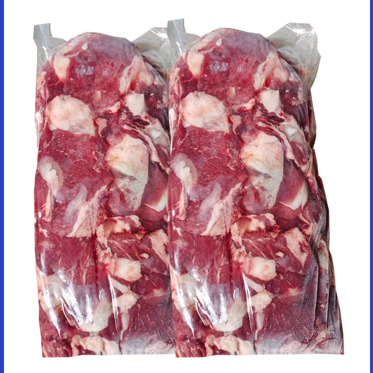 速冻牛碎肉进口小块牛肉新鲜牛肉腱子肉牛腩20斤筋头巴脑饭店商用