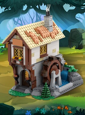 SETbricks 城堡扩展 小颗粒积木兼容益智儿童玩具套装拼插礼品