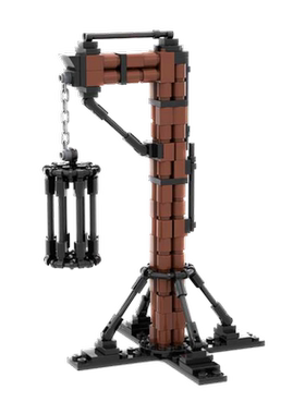 SETbricks绞刑架小颗粒拼装积木兼容益智儿童玩具套装拼插礼品