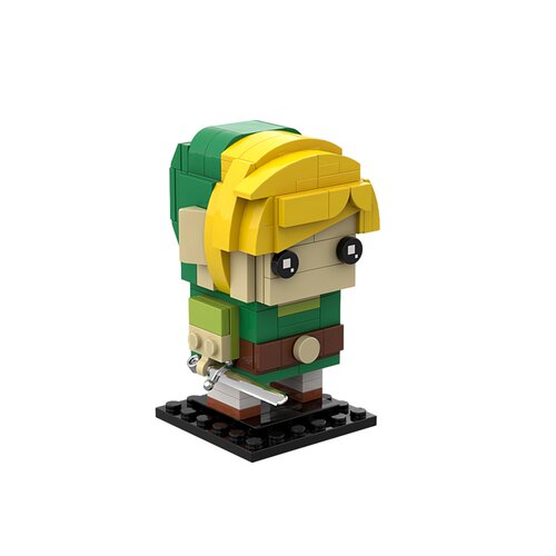 SETbricks积木塞尔达传说系列:四剑历险记林克角色拼装模型