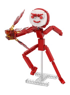 setbricks积木KJ小人摆放展示组装拼装模型高砖零件MOC玩具