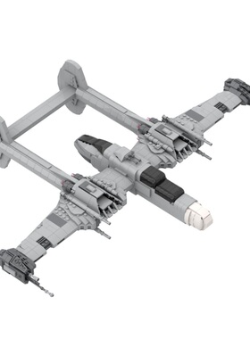 SETbricks积木MOC SW/二战-B-61黑寡妇战机飞机拼装高砖零件玩具