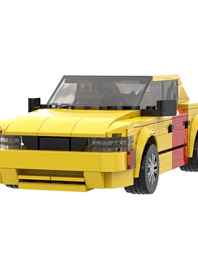 SETbricks积木风骚律师汽车玩具车1988款铃木esteem拼装模型