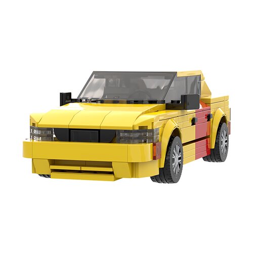 SETbricks积木风骚律师汽车玩具车1988款铃木esteem拼装模型