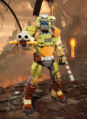 SETbricks 毁灭战士 小颗粒积木兼容益智儿童玩具套装拼插礼品